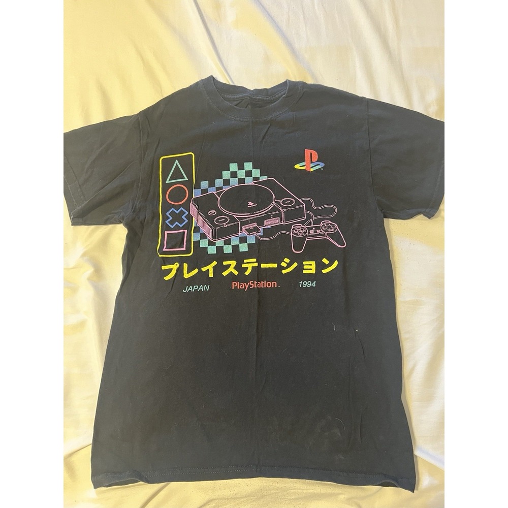 Sony PlayStation T-Shirt 1994 Game System  Black Size‎ Small